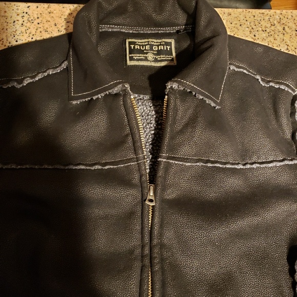 True Grit SZ S sherpa coat - Picture 3 of 4